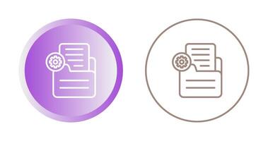 Document Settings Vector Icon