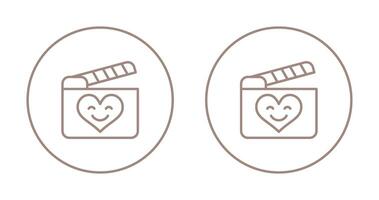 Romantic comedy movie Vector Icon