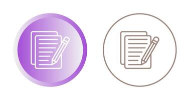 Document Edit Vector Icon