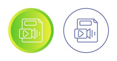 Video File Vector Icon