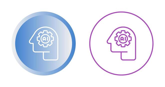 Artificial Intelligence Vector Icon