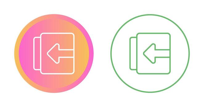 Document Import Vector Icon