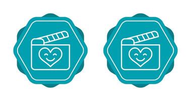 Romantic comedy movie Vector Icon