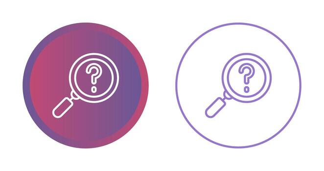 Problem Framing Vector Icon