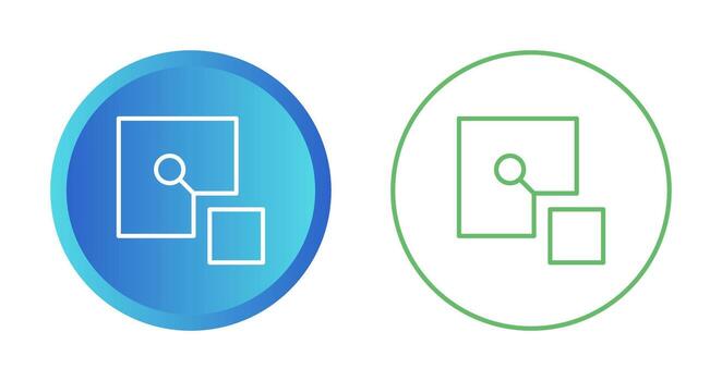 selección vector icono