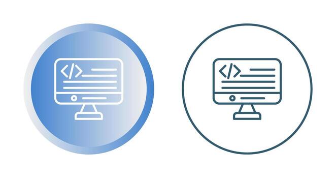 icono de vector de lenguaje de programación