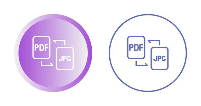 Document Conversion Vector Icon