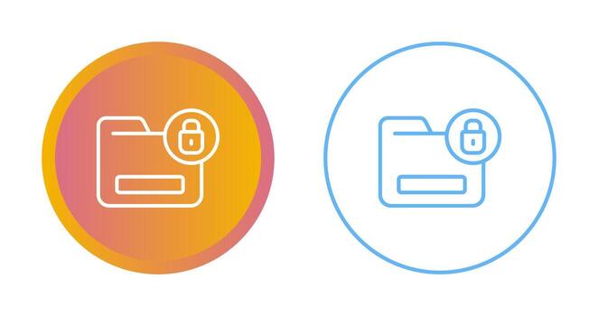 documento cifrado vector icono