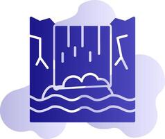 Waterfall Vector Icon