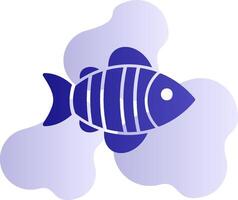 icono de vector de pescado