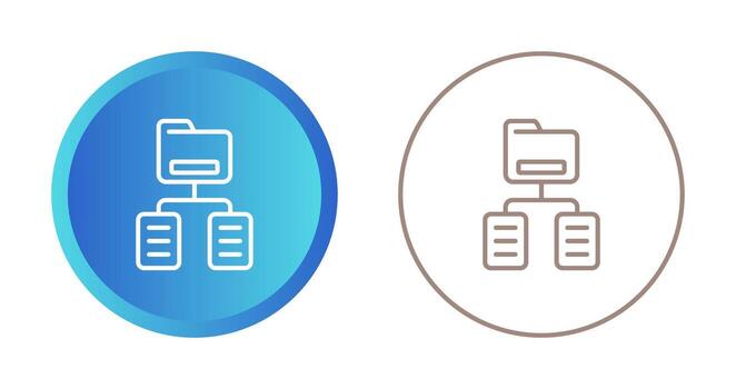 documento clasificación vector icono