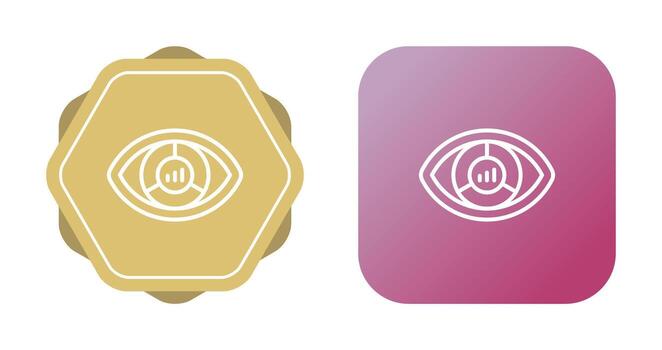 icono de vector de visualización de datos