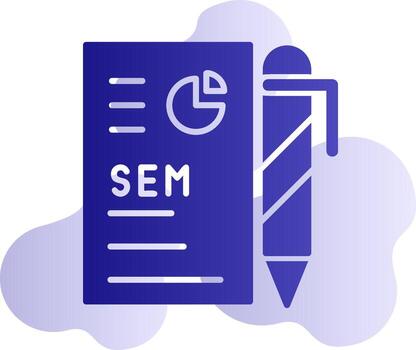 icono de vector de análisis de datos