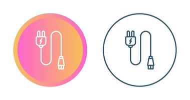 Monitor Cable Vector Icon