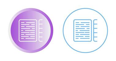 Document Indexing Vector Icon