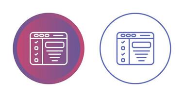 Design Brief Vector Icon
