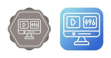 Video Editing Vector Icon