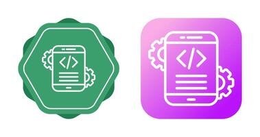 Mobile App Development Vector Icon