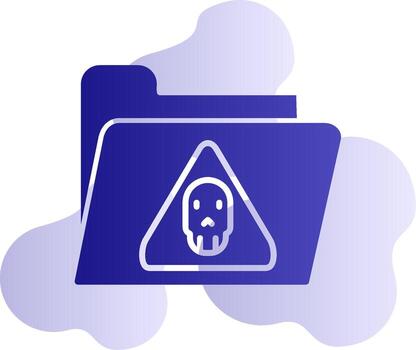 icono de vector de carpeta