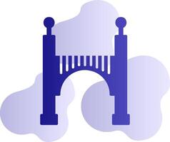 icono de vector de puente