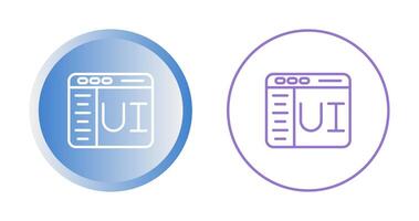 User Interface Vector Icon