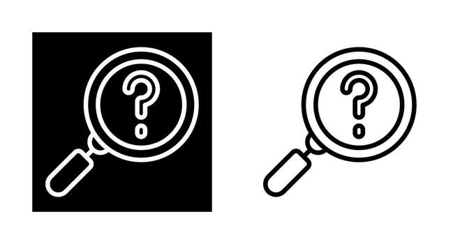 Problem Framing Vector Icon