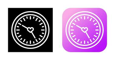 Love clock Vector Icon