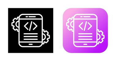 Mobile App Development Vector Icon