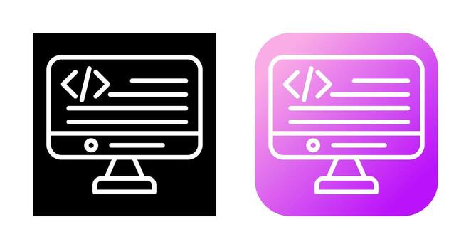 icono de vector de lenguaje de programación