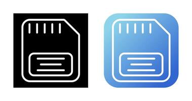 Memory Card Vector Icon