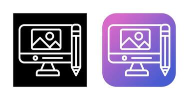 Digital Art Vector Icon