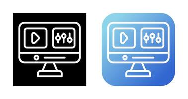 Video Editing Vector Icon