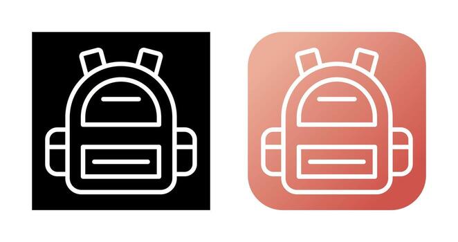 Backpack Vector Icon