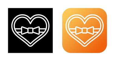 Heart shaped chocolates Vector Icon