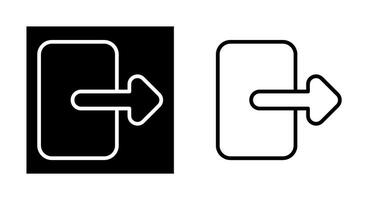 Exit Vector Icon