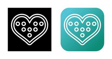 Chocolates in heart Box Vector Icon