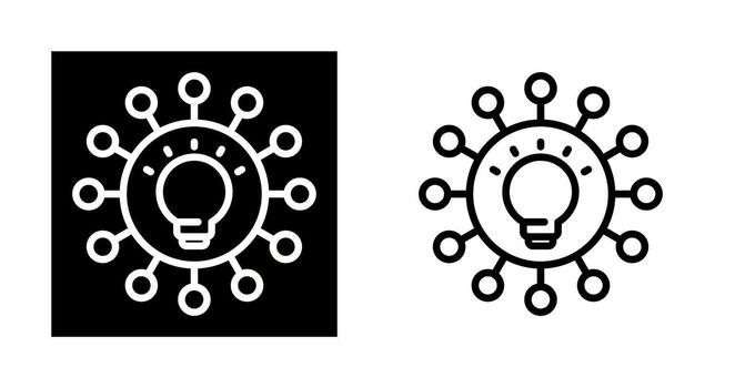 Mind Map Vector Icon