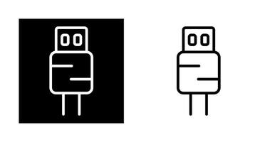 icono de vector de usb