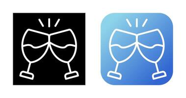 Champagne toast Vector Icon