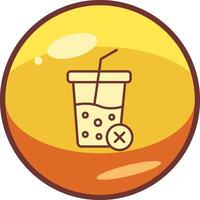 No Soft Drink Vector Icon