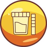 Urine Test Vector Icon