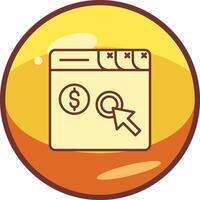 Pay Per Click Vector Icon