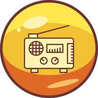 icono de vector de radio