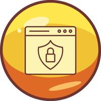 Web Security Vector Icon