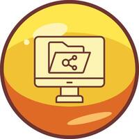 File Sharing Vector Icon