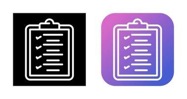 Checklist Vector Icon