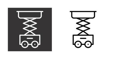 Scissor Lift Vector Icon