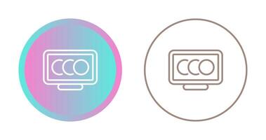 Desktop Computer Vector Icon