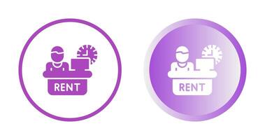 Rental Service Vector Icon