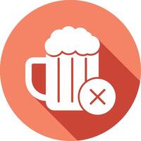 No Alcohol Vector Icon